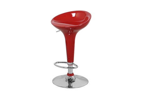 Стул барный Бомба красный